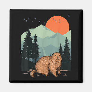 Abenteuerlandschaft Berg Sonnenuntergang Wilde Nag Magnet