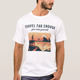 Abenteuerlandschaft-Illustration T-Shirt