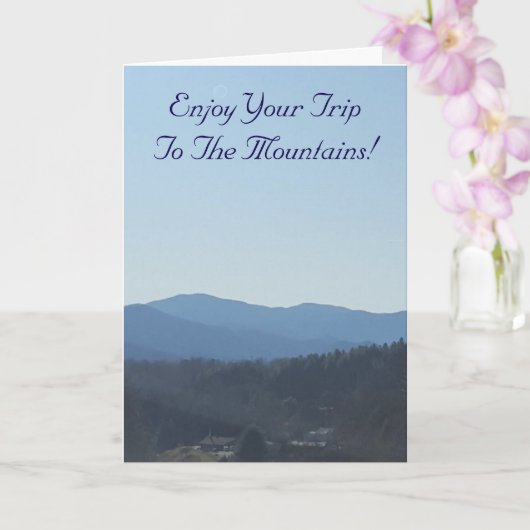 Abenteuerlich, Ausflug in die Berge, Karte (Orchidee)