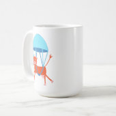 Abenteuerliche Kuh Kaffeetasse (Vorderseite Links)