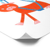 Abenteuerliche Kuh Poster (Ecke)