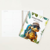 Abenteuerliche Niedliche kleine Schildkröte mit Ru Planer (Anzeige)