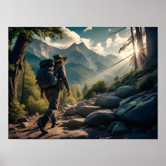 Abenteuerliche Wanderung Poster (Vorne)