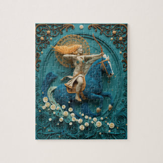 Abenteuerlicher Schütze - Papierquilling Puzzle