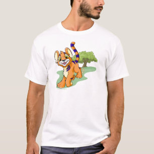 Abenteuerliches orange Kougra auf Geheimnis-Insel T-Shirt