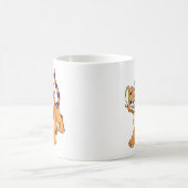 Abenteuerliches orange Kougra Kaffeetasse (Mittel)