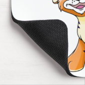 Abenteuerliches orange Kougra Mousepad (Ecke)