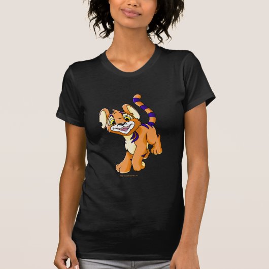Abenteuerliches orange Kougra T-Shirt (Vorderseite)