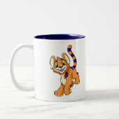 Abenteuerliches orange Kougra Zweifarbige Tasse (Links)