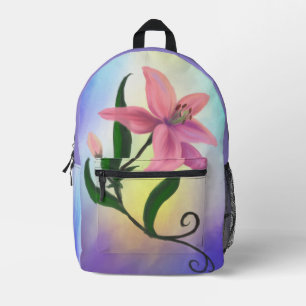 Abenteuerlustige Lily Bedruckter Rucksack