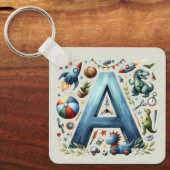 Abenteuerlustiger A-Kids-Schlüsselanhänger Schlüsselanhänger (Vorderseite)