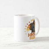 Abenteuerlustiger Airedale-Wanderer-Wildnisforsche Kaffeetasse (VorderseiteRechts)
