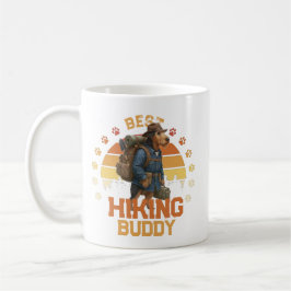 Abenteuerlustiger Airedale-Wanderer-Wildnisforsche Kaffeetasse