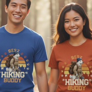 Abenteuerlustiger Akita-Wanderer-Wildnisforscher T-Shirt