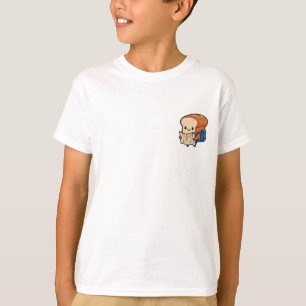 Abenteuerlustiger Brotwanderer-Entdecker Kinder T-Shirt