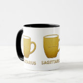 Abenteuerlustiger Schütze-Zodiac-Becher Tasse (Vorderseite Links)