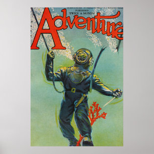 Abenteuermagazin-Cover Poster