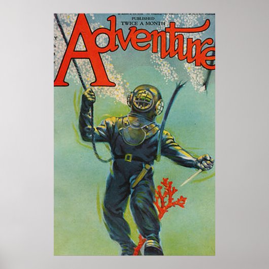 Abenteuermagazin-Cover Poster (Vorne)