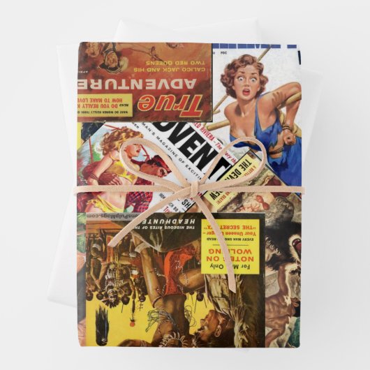 Abenteuerpapier Geschenkpapier Set (Beispiel)