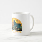 Abenteuerpartner | Retro-Camping Kaffeetasse (VorderseiteRechts)