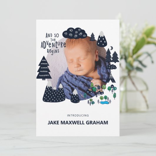 Abenteuerskizze | Ankündigung auf der doppelten Se (Stehend Vorderseite)