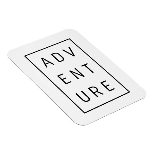Abenteuertypografie Magnet (Rechte Seite)