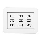 Abenteuertypografie Magnet (Horizontal)