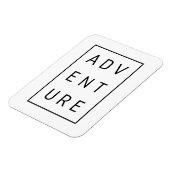 Abenteuertypografie Magnet (Linke Seite)