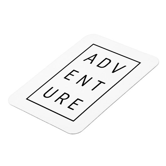 Abenteuertypografie Magnet (Linke Seite)