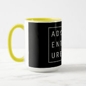 Abenteuertypografie Tasse (Links)