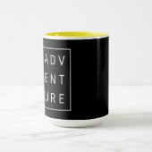 Abenteuertypografie Tasse (Zentrum)