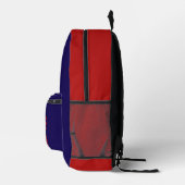 Abenteuerweg Wandern blau rot Rucksack (Rechts)