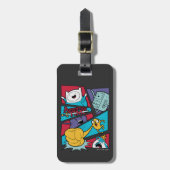 Abenteuerzeit | Aktionsfeld Grafik Gepäckanhänger (Vorderseite vertikal)