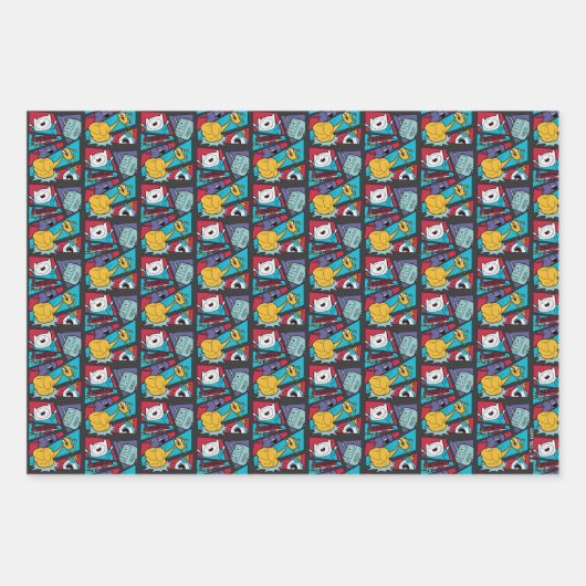 Abenteuerzeit | Aktionsfeld Grafik Geschenkpapier Set (Vorderseite)