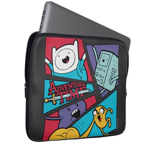 Abenteuerzeit | Aktionsfeld Grafik Laptopschutzhülle (Vorne Rechts)