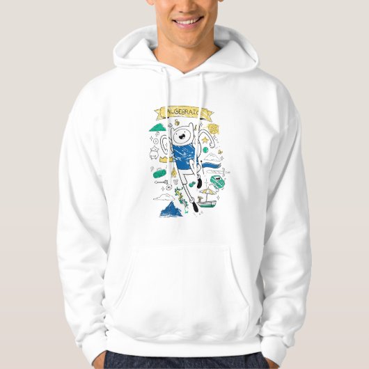 Abenteuerzeit | "Algebraic" Finn Sketch Hoodie (Vorderseite)