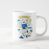 Abenteuerzeit | "Algebraic" Finn Sketch Jumbo-Tasse (Rechts)
