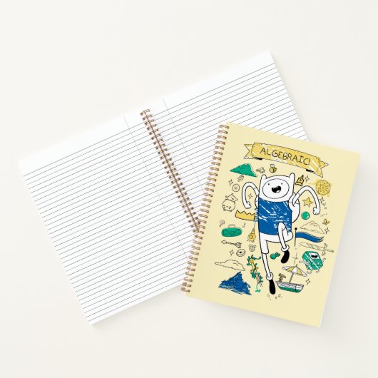 Abenteuerzeit | "Algebraic" Finn Sketch Notizblock (Innenseite)