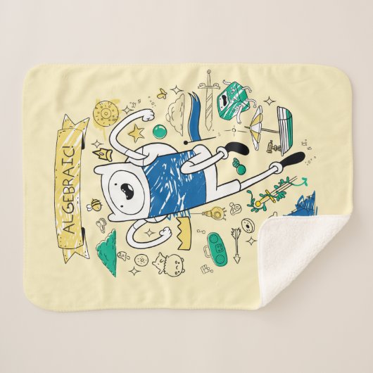 Abenteuerzeit | "Algebraic" Finn Sketch Sherpadecke (Vorderseite (Horizontal))