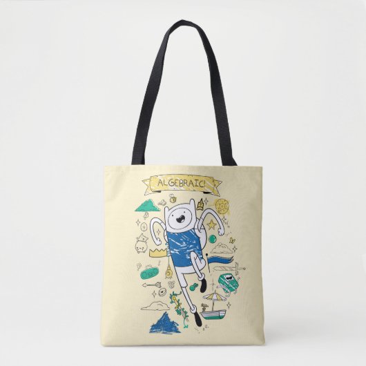 Abenteuerzeit | "Algebraic" Finn Sketch Tasche (Vorderseite)