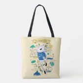 Abenteuerzeit | "Algebraic" Finn Sketch Tasche (Rückseite)