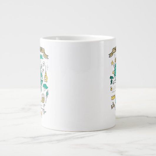 Abenteuerzeit | "Awesomatude" BMO Sketch Jumbo-Tasse (Vorderseite)