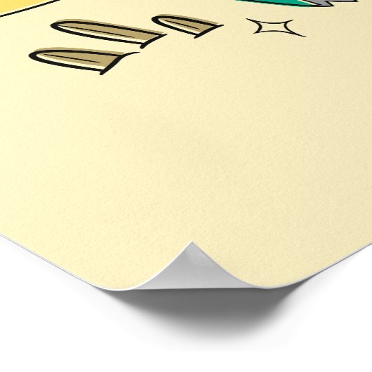 Abenteuerzeit | "Awesomatude" BMO Sketch Poster (Ecke)