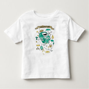 Abenteuerzeit "Awesomatude" BMO Sketch T - Shirt