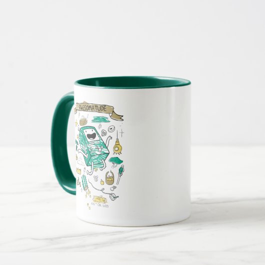 Abenteuerzeit | "Awesomatude" BMO Sketch Tasse (Vorderseite Links)
