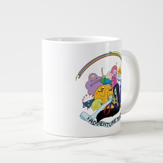 Abenteuerzeit | BMO Group Graphic Jumbo-Tasse (Vorderseite Rechts)