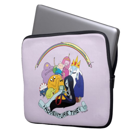 Abenteuerzeit | BMO Group Graphic Laptopschutzhülle (Vorderseite Links)