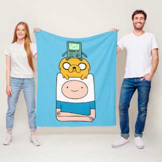 Abenteuerzeit | BMO, Jake & Finn Fleecedecke