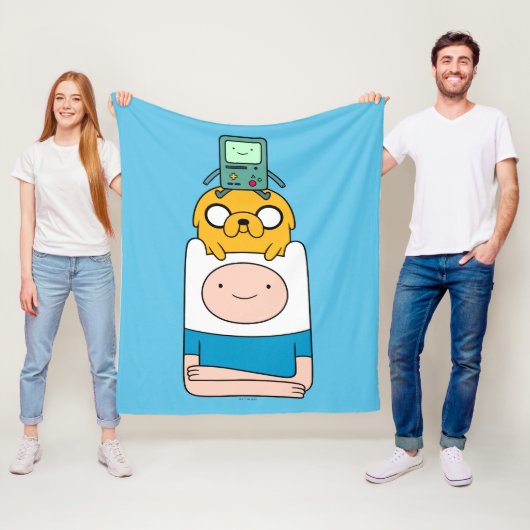 Abenteuerzeit | BMO, Jake & Finn Fleecedecke (Beispiel)