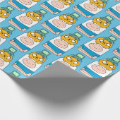 Abenteuerzeit | BMO, Jake & Finn Geschenkpapier (Ecke)